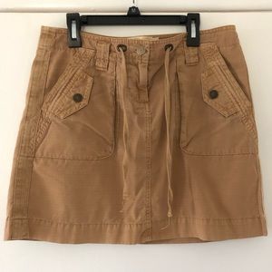 J. Crew cargo chino skirt